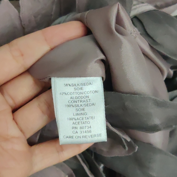 BCBG Runway Satin Corset Organza Petals Dress - Picture 8 of 8